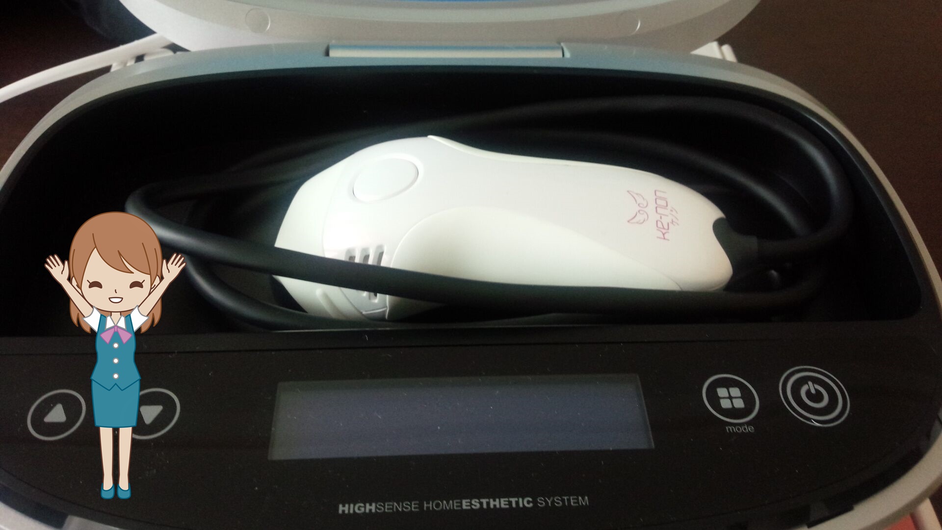 ケノンの本体を開けてみた